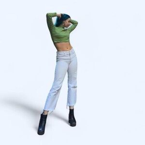 Women’s Striped Crop Top